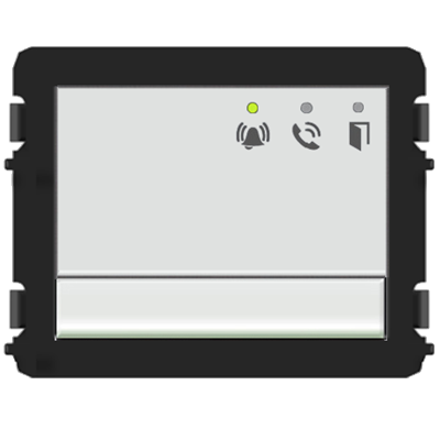 M251022A-W - Модуль аудио с клавишами 1/2, белый алюминий