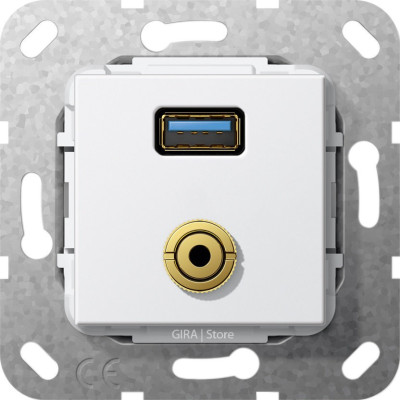 568603 Gira Разъем USB 3.0 A, M гнездо