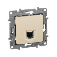 Legrand Розетка компьютерная RJ45 категория 6 UTP - Legrand Etika - слоновая кость, 672353