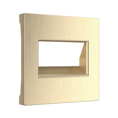 Werkel W1191110/ Накладка для двойной розетки Еthernet RJ-45 (шампань рифленый), a051415