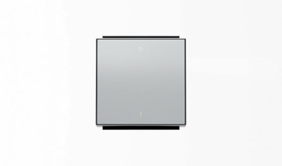 8501.2 PL - Клавиша для 1-клавишных выключателей/переключателей/кнопок с символом I/O, серия SKY, цвет серебристый алюминий - 2CLA850120A1301