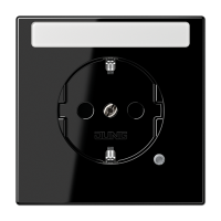 SCHUKO-розетка с полем для надписи и индикатором, LS1520NAKOSW