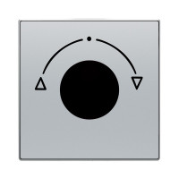 8553.1 PL - Накладка для механизма выключателя с ключом на 3 положения, серия SKY, цвет серебристый алюминий - 2CLA855310A1301