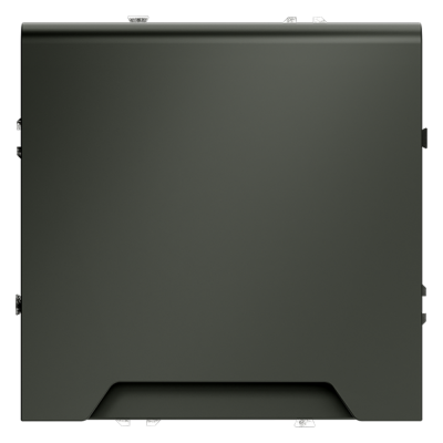 Розетка встраиваемая VOLTUM S70 с заземлением, защитными шторками и крышкой 16А, (титан), VLS040306