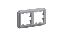 ATN100902 - ATLASDESIGN ANTIQUE 2-постовая РАМКА, универсальная, СТАЛЬ, Systeme Electric