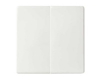 Simon Клавиша двойная для выключателя белого матового цвета S82 Concept, 8200026-090