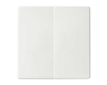 Simon Клавиша двойная для выключателя белого матового цвета S82 Concept, 8200026-090