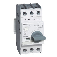 Legrand Автоматический выключатель для защиты электродвигателей MPX? T32H 6A 100kA, 417328