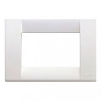 Vimar Накладка для 3 модулей пластик ярко-белый, 16743.01