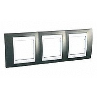 ХАМЕЛЕОН РАМКА 3-постовая, горизонтальная, БЕЛЫЙ/ ШАМПАНЬ