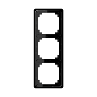 Рамка для вертикальной и горизонтальной установки, 3-кратная, черная, CDP583SW