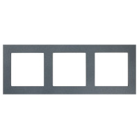 IRIDIUM Вставка на 3 поста, графит, INP304