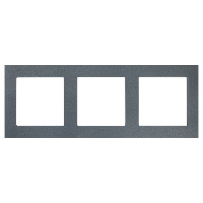 IRIDIUM Вставка на 3 поста, графит, INP304