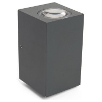 Светильник уличный светодиодный, 2*5W, 800Lm, 4000K, серый DH055, Feron 48488