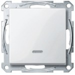 1 клав вык-ль, с подсв, без рамки, M-TREND, бел