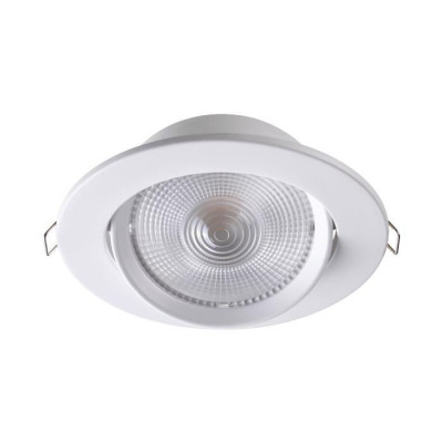 Novotech 357999 SPOT NT19 231 белый Встраиваемый поворотный светильник IP20 LED 3000К 15W 85-265V STERN