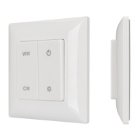 Панель SMART-P48-MIX-P-SUF (3V, 1 зона, Knob, 2.4G) (Arlight, Пластик), 028302