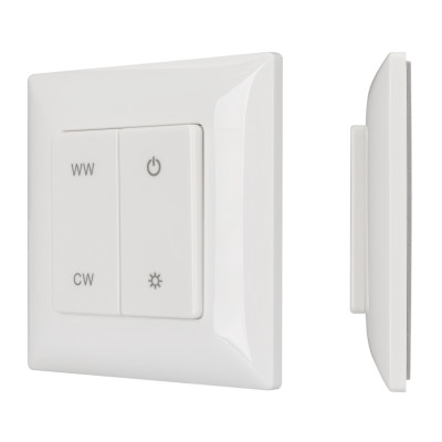 Панель SMART-P48-MIX-P-SUF (3V, 1 зона, Knob, 2.4G) (Arlight, Пластик), 028302