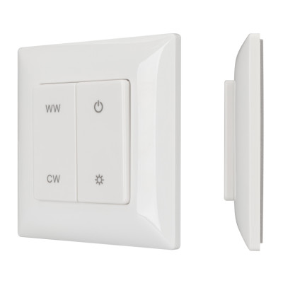 Панель SMART-P48-MIX-P-SUF (3V, 1 зона, Knob, 2.4G) (Arlight, Пластик), 028302