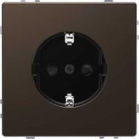 D-Life Розетка 2К+З 16 А, 250 В~, со шторками , винт. зажим., мокко D-Life Розетка 2К+З 16 А, 250 В~, со шторками , винт. зажим., мокко