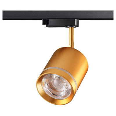 Novotech 358804 PORT NT21 069 матовое золото Светильник трековый однофазный трехжильный IP20 LED 15W 1300Лм 4000K 85-265V ARUM