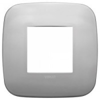 19672.30 - Vimar Накладка ROUND на 2 модуля никель матовый