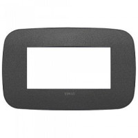 19684.21 - Vimar Накладка ROUND на 4 модуля графит матовый