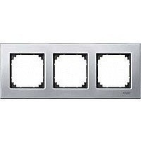 M-Elegance Рамка 3-ная, платина (max 15)