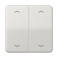 Клавиша для KNX кнопки, 2 группы с символами "стрелки"; дюропласт; светло-серый, CD102PLG