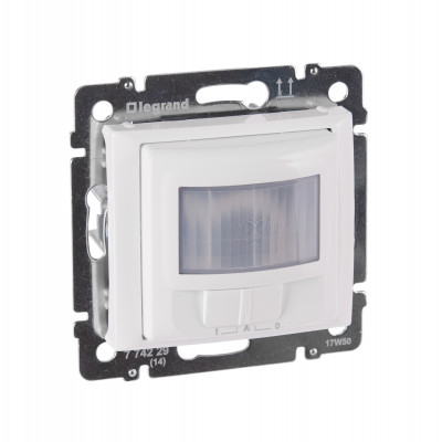 Legrand Датчик движения двухпроводной с возможностью ручного управления - Legrand Valena - 250Вт пассивный инфракрасный без нейтрали - белый, 774229