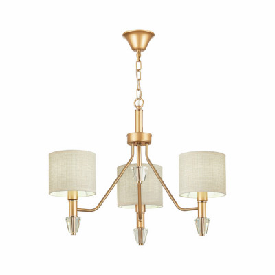 ST LUCE SLE107003-03 Светильник подвесной Золотистый/Бежевый E14 3*40W