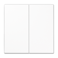 Клавиша для KNX кнопки, 2 группы; дюропласт; белый, LS102WW