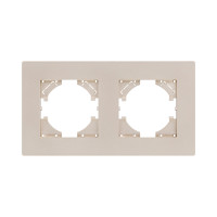 Рамка 2-постовая, золотой Kollinger Aspekt AT2GD