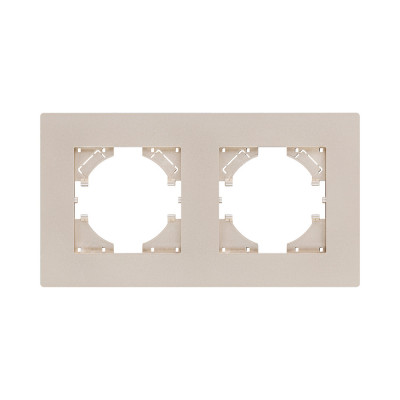 Рамка 2-постовая, золотой Kollinger Aspekt AT2GD