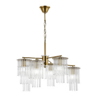 ST LUCE SLE1122-303-06 Светильник подвесной Латунь/Прозрачный E14 6*40W