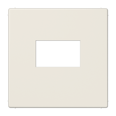 Плата для USB-зарядных устройств без видимого винта; термопласт; слоновая кость, LS1969USB