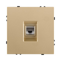 Розетка Ethernet RJ45 Cat.5, золотой Kollinger Eclipse EC-017GD