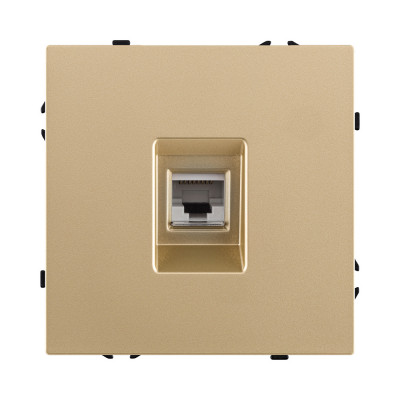 Розетка Ethernet RJ45 Cat.5, золотой Kollinger Eclipse EC-017GD