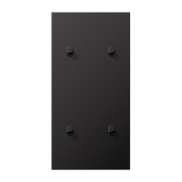 Центральная плата для выключателей, 2 поста (единая плата), для вертикальной установки, тумблеры 2+2, цилиндр; металл; dark; LS1912, AL12-25DR01 Центральная плата для выключателей, 2 поста (единая плата), для вертикальной установки, тумблеры 2+2, цилиндр; металл; dark; LS1912, AL12-25DR01