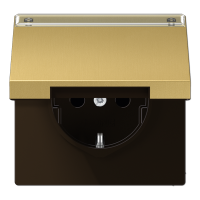 Штепсельная розетка SCHUKO 16A 250V~ с крышкой, защитой от детей, ME1520NAKLC