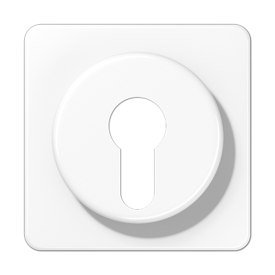 Крышка для выключателя с замком; белая, CD528WW