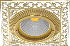 FD1005OPEN Fede Светильник встраиваемый SMALTO ITALIANO, Pearl White