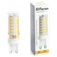 Лампа светодиодная, (9W) 230V G9 2700K JCD, LB-434, Feron 38146