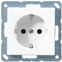 Розетка SCHUKO®; термопласт; белый, EP1420WW