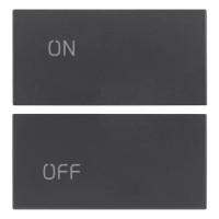 Vimar Две клавиши 2М для автоматизации, ON/OFF, серые, 20752.1