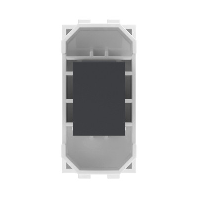 ДКС Компьютерная розетка RJ-45, кат.5E (разъем AMP), белая, 1мод., 76646B