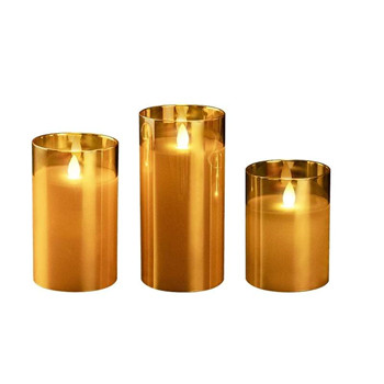 Свечи ФАZА CL7-SET3-gd  (компл. 3-х свечей, золот.), 5018822-2021