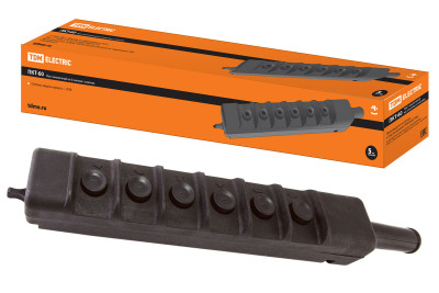 Пост кнопочный ПКТ-60 на 6 кнопок с ключом IP30 TDM Electric, SQ0706-0006