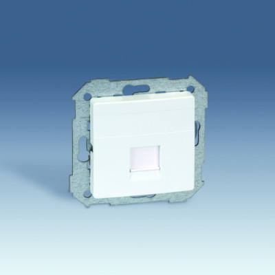 Simon S82,82N Адаптер на 1 RJ45(12) 75528-, 75540-, 75541-, 75544-39, шторка, сл. кость, 82005-31