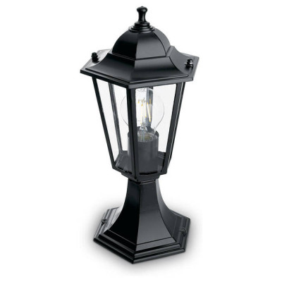 Светильник садово-парковый, 60W 230V E27 черный, 6104/PL6104 (на постамент), Feron 11058